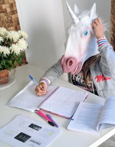 Tête de licorne